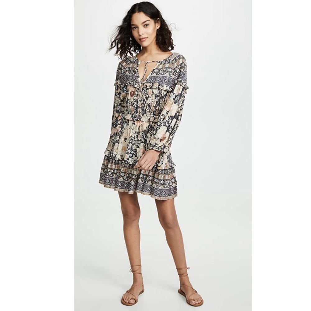 {Spell} Amethyst Mini Dress Medium Playdress Floral